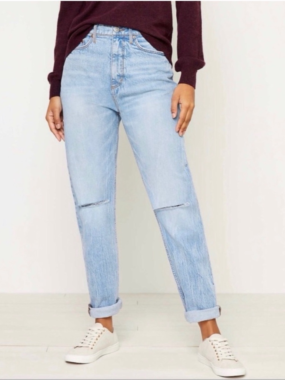 NWT LOFT High Waist Boyfriend Jeans